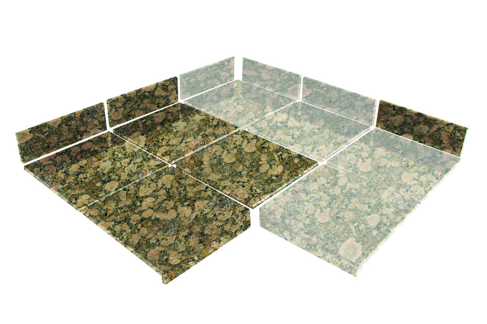 Pedra Granite Modular Kitchen Tiles Topstone Collection Giallo