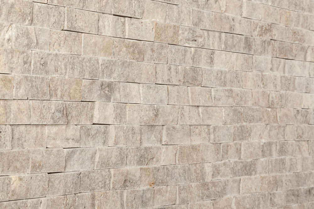 kesir travertine mosaic stacked stone brick series silver 1 quot x2 quot kesir travertine mosaic stacked stone brick series silver 1 quot x2 quot