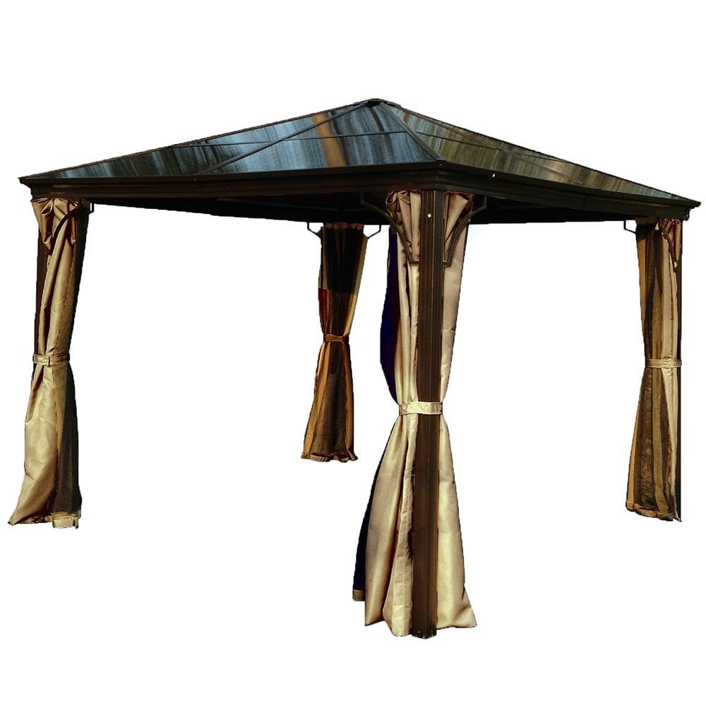 Kontiki Shade & Cooling Hard Top Gazebos 10' x 10' Eco Aluminum