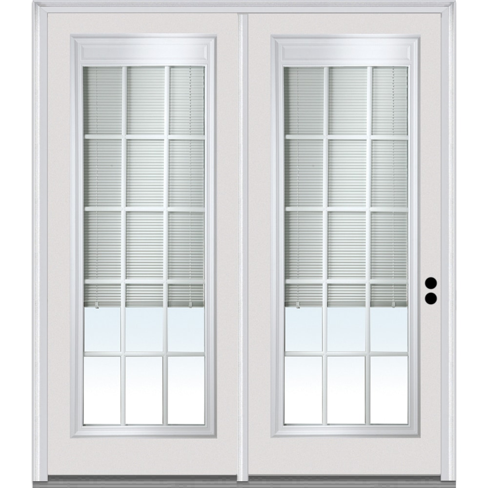 DoorBuild Internal Mini Blinds Collection - Fiberglass Smooth Patio