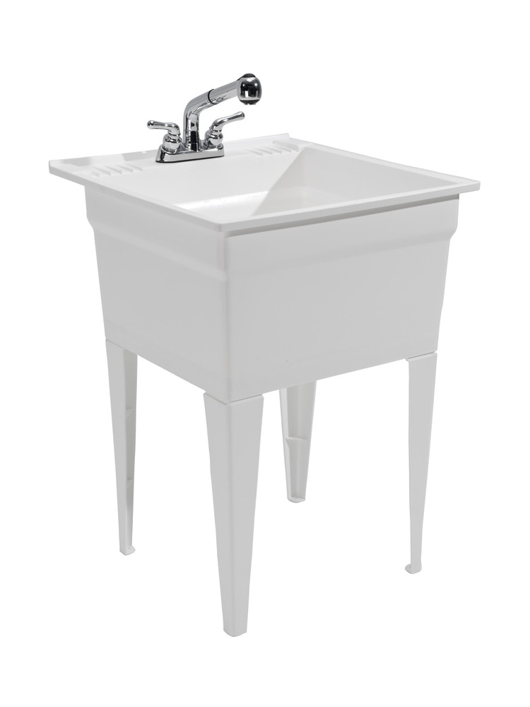 ... 20 Gallon Capacity Laundry Tub / Utility Sink / Fully Loaded Sink Kit
